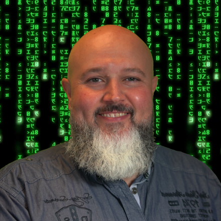 Me, with a fancy background